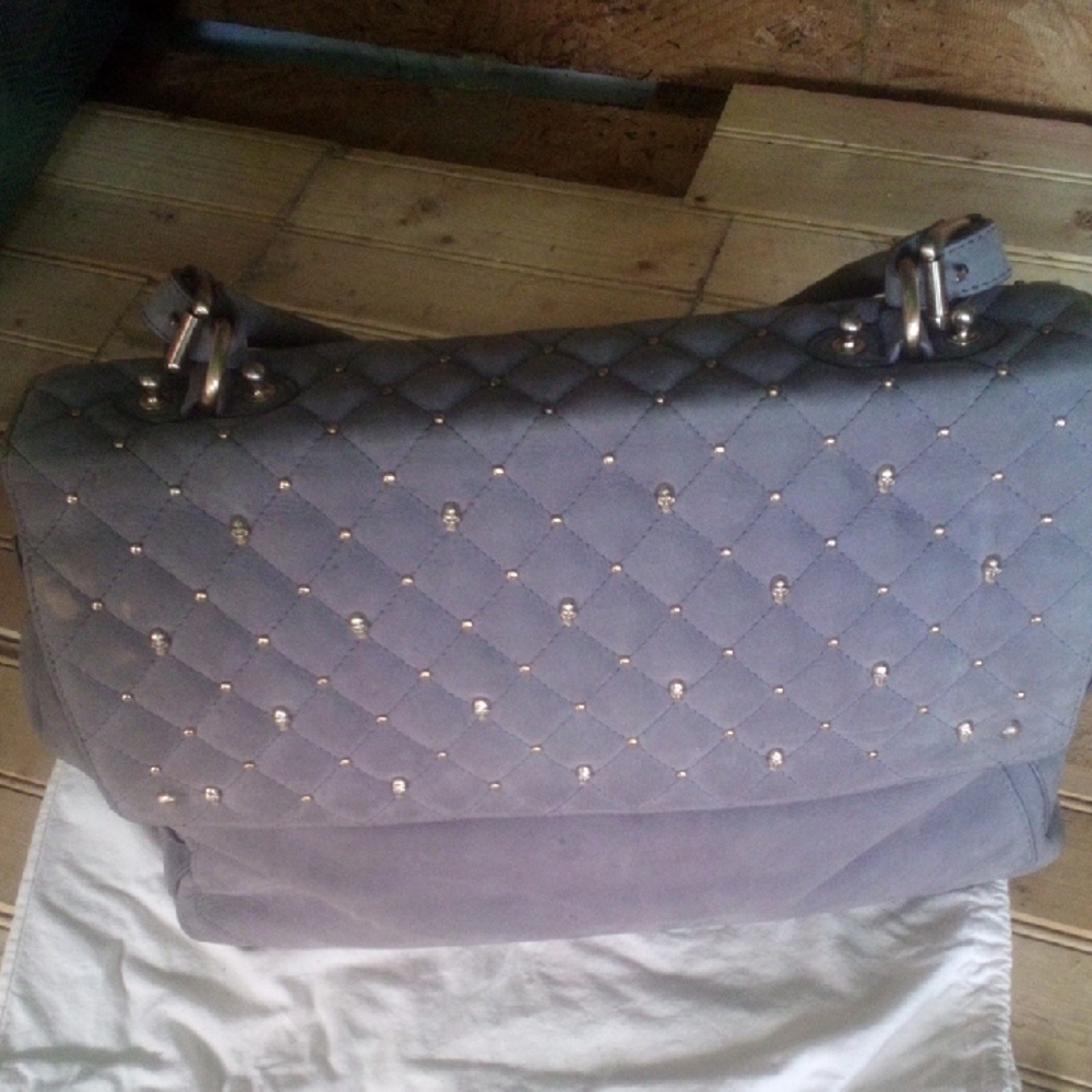 Thomas Wylde Quilted Suede Bag